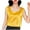 Yellow, variant on Posijego Womens Satin Tank Tops Silk V Neck Casual Camisole Business Office Sleeveless Blouse Shirts