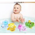 thumbnail image 2 of 4 Pcs/set Hand Puppet Bath Wash Mitt Towel, Kids Bath Sponge With Designs, Bath Toy For Children, 2 of 4