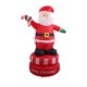 thumbnail image 3 of Decoración inflable navideña de Papá Noel giratoria de 180cm, adaptador estadounidense de 110V para exteriores, decoración navideña para jardín, Import Product Papá Noel iluminado, 3 of 8
