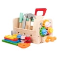 thumbnail image 4 of Juego de tuercas y pernos de juguetes de construcción Montessori, caja de herramientas, juguetes, juego de herramientas para niños para preescolar, 4 of 9