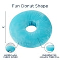 thumbnail image 4 of Cheer Collection Round Donut Pillow - Super Soft Microplush Doughnut Pillow and Comfy Seat Cushion for Kids and Adults, 4 of 5