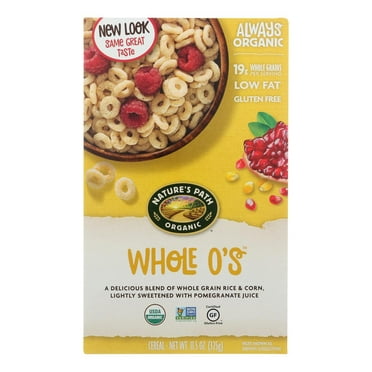 Nature's Path Organic Cereal Whole O's, 11.5oz Box