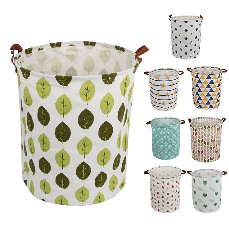 Laundry Clothes Bin Organizer Basket Linen Storage Baby Toy Box Foldable Bag HX 
