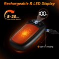 thumbnail image 4 of Calentador de Manos Recargable KYEKIO 2 Pack con Pantalla LED y 3 Niveles de Temperatura, 4 of 7