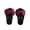 Black, variant on Women's Velvet Bow Fluffy Plush Closed Toe Mule Slippers, Flat Non Slip Trendy Warm Indoor Winter Slides Shoes