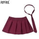 thumbnail image 2 of Disfraz de Cosplay Sexy para colegialas, vestido elegante, traje de juego de rol para estudiantes, minifalda plisada a cuadros con cremallera y corbata, 2 of 5