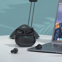 Wireless Earbuds P1 PRO, Earphones Wireless Bluetooth Headphones with Clear Call Mics Ear Buds, Comfortable Fit, IPX7 Waterproof Headset Long Battery Life, 30H Playtime for Sports Workout - Black