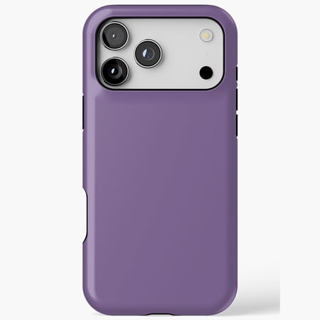 Light Purple Soft Lavender Pastel Solid Tough iPhone Case 17 16 15 14 13 12 11 Pro Max
