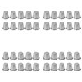 thumbnail image 1 of WUSUOWEI 40PCS Hand Sewing Thimble,Stainless Steel Thimble,Metal Shield Fingertip Protector,Plated Metal Thimble Cap,Manual Sewing Needle,Thread Live Hand Thimble for Embroidery,Tailor Protection, 1 of 1