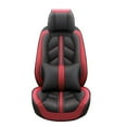 thumbnail image 7 of Tuqiang Car Seat Covers Leather Set for Acura for ZDX 2009-2013 Premium 5-Seater Interior Protectors with UV Resistance and Fade Protection with Pollow and Headrest Red, 7 of 7