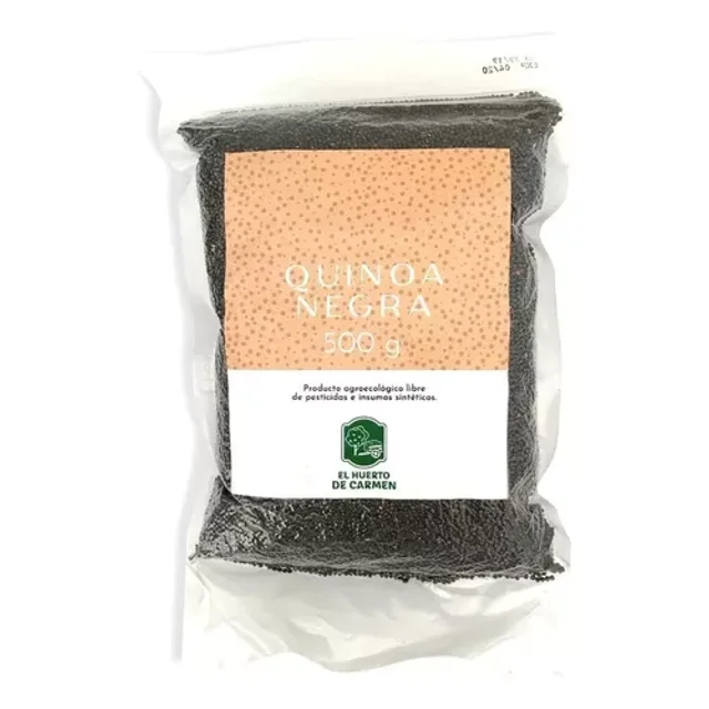 Quinoa Negra Orgánica Agroecológica 500g Huerto De Carmen