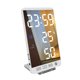 thumbnail image 2 of Bewildely Reloj despertador con espejo LED de 6 pulgadas, botón táctil, reloj Digital de pared, relojes de escritorio, reloj despertador USB con Electrodomésticos Weiß auf Weiß Bewildely HA007068-01B, 2 of 6