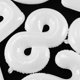 thumbnail image 3 of 32 Pulgadas Número Blanco Globo De Aluminio Versión Digital Cuerpo Delgado Decoración De Cumpleaños La Fiesta, 3 of 4
