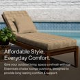 thumbnail image 2 of Honeycomb Essentials Cojín Para Tumbona De Exterior, 21 X 70 Pulgadas, Cojín Para Silla De Patio Courtyard Geo Almond, 2 of 5