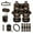 Butterfly Moon Floral, variant on Renewold American Tribal Wolf Dream Catcher 15 PCS Car Seat Cover Full Set with Steering Wheel Seat Belt Strap Covers Coasters Trash Bag Air Vent Storage Bag Rearview Mirror Cover Keychain