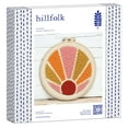 thumbnail image 7 of Hillfolk Punch Needle Sun Kit- Includes 8" Plastic Hoop, Printed Fabric, Yarn, Punch Needle Tool And Instructions. Makes On 8" Punch Needle Design., 7 of 7