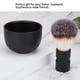 thumbnail image 4 of Set de tazón y brocha de afeitar Fugacal acero inoxidable Kit de cepillo suave para el cabello, 4 of 6