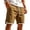 Khaki, variant on Mens Solid Zip Pocket Shorts Drawstring Elastic Waist Loose Fit Color Block Short Pants Leg Quick Dry Summer Athletic Running Swim Trunks