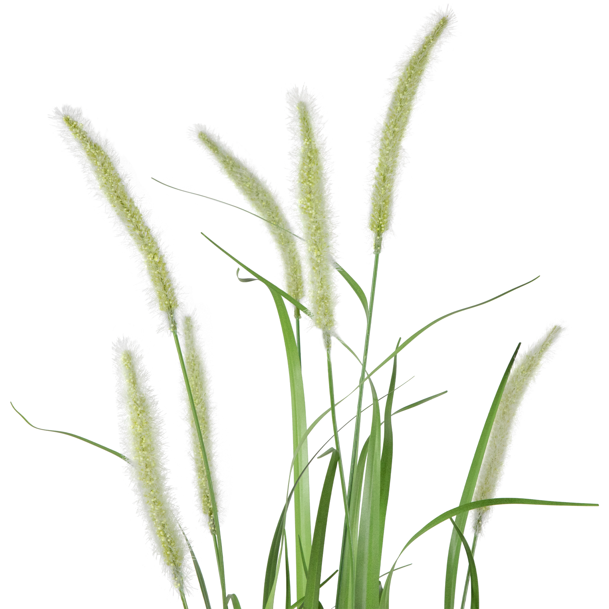 36" Potted Green Artificial Onion Grass Plant - 12