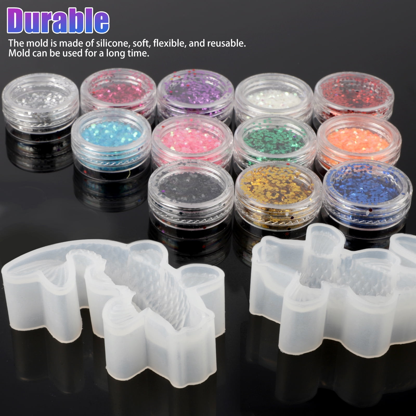 Black and Friday Deals 50% Off Clear Clearance under $10 Cibee Gold Fish  Silicone Mold Silicone Resin Molds Fish Mold Fish Cake Mould DIY