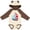 Natural & Brown w Ears, variant on Inktastic Sailing Boat, Sailor, Sailing, Sails, Boat, Ship Boys Long Sleeve Baby Bodysuit