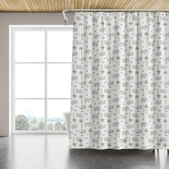 GUCADS-Shower Curtain Liner, 4G PEVA Shower Liner, Plastic Waterproof Shower Curtains, 72x72 inch with Grommet Holes 3 Magnetic Weights