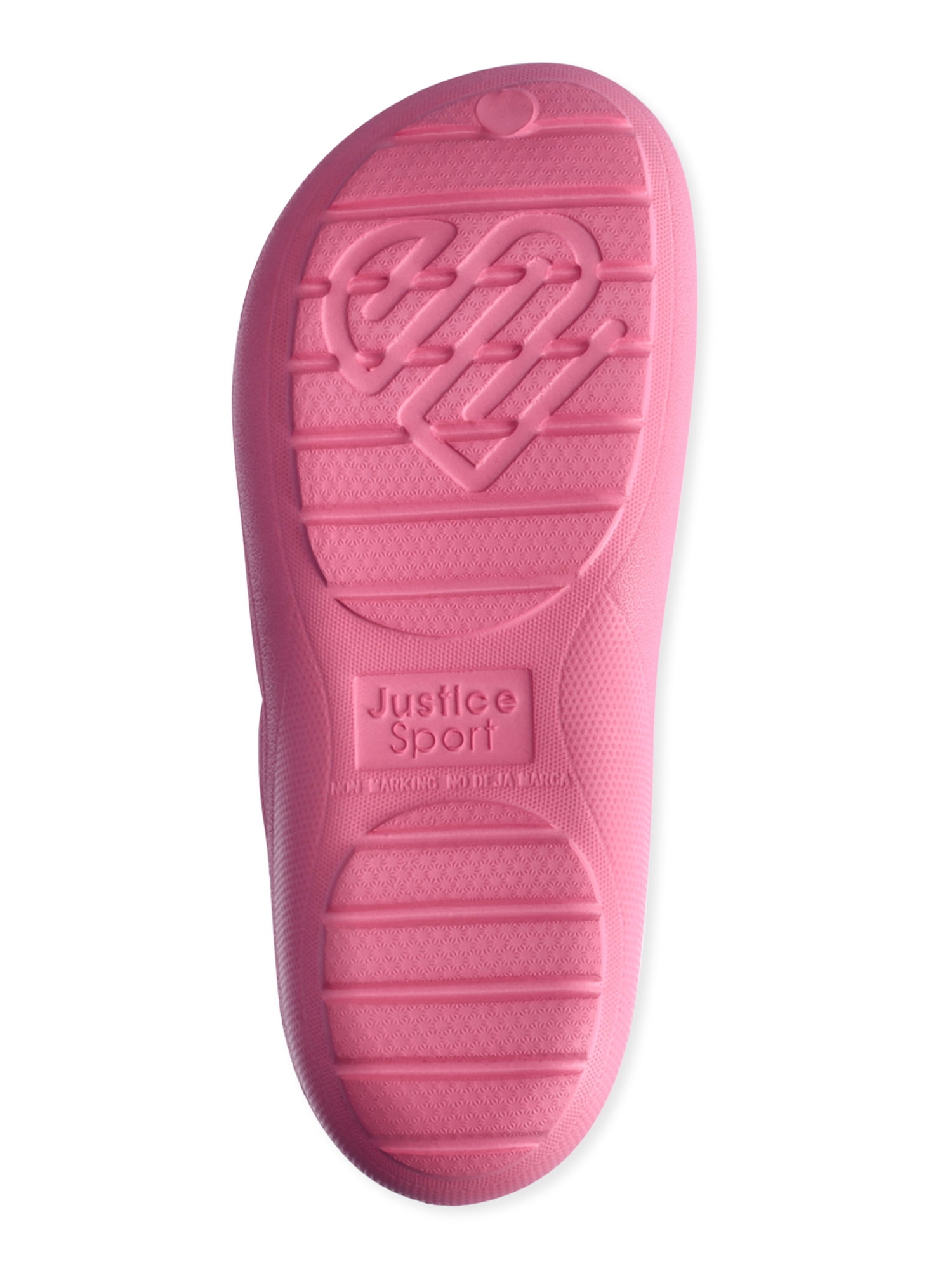 Justice Little Girls and Big Girls Clogs with Charms