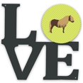 thumbnail image 1 of "Treasures Shetland Pony Green Metal Love wall-decor, Multicolor" Caroline's Treasures BB7740WALV, 1 of 1
