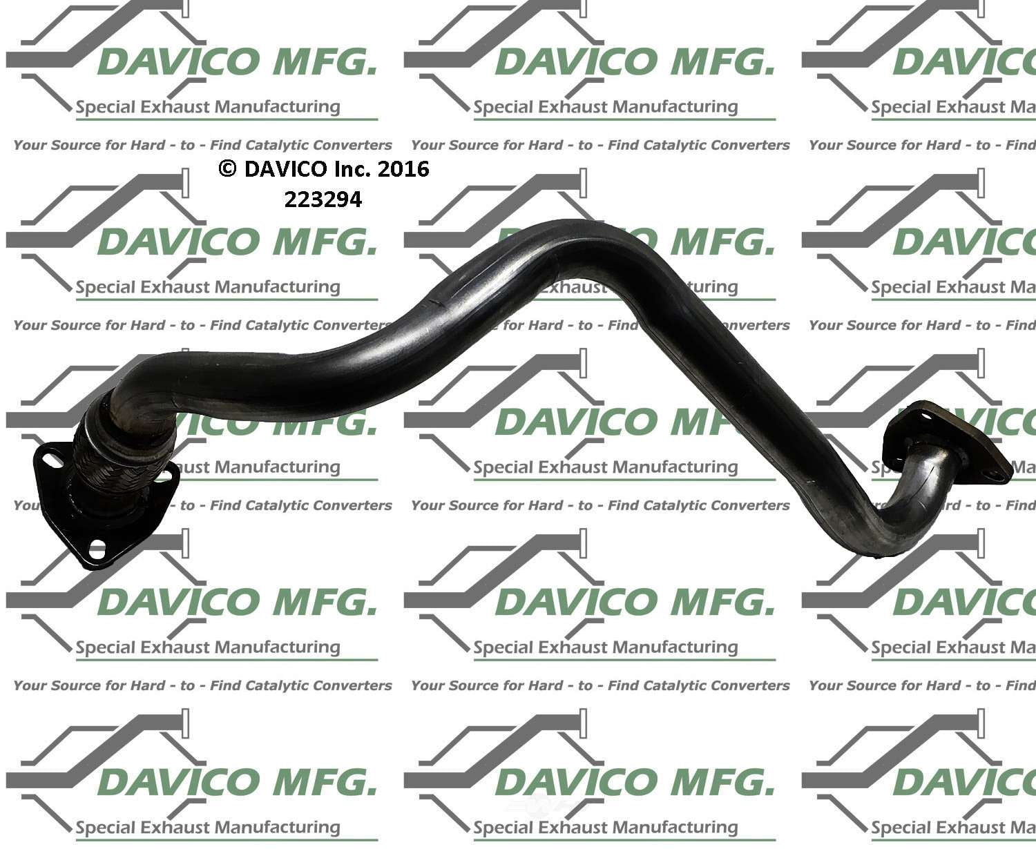 Davico Mfg 223294 Exact-Fit Exhaust Pipe