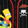 thumbnail image 4 of Boys Bart Simpson Baseball Jersey T-Shirt - Little and Big Boys Sizes 4-20 Black, 4 of 7