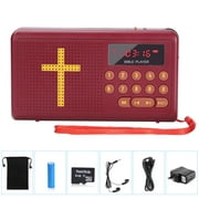 Audio Bible Player New International Version Electronic Bible (with Rechargeable Battery,Charger, Ear Buds）