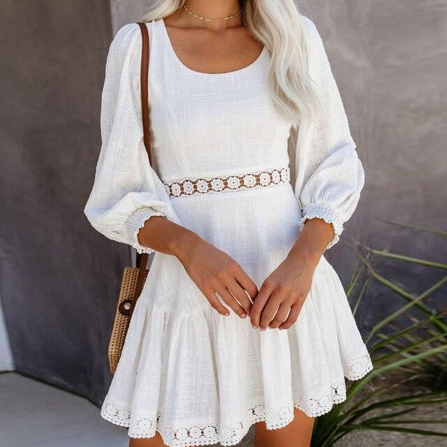 sexy linen dress