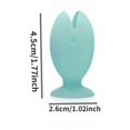 thumbnail image 3 of 1pc Fish Shaped Silicone Toothbrush Holder, Mini Cute Toothbrush Stand Base, Portable Toothbrush Protective Cover, Travel Toothbrush Head Cover Protec, 3 of 4
