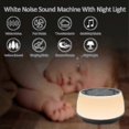thumbnail image 3 of White Noise Machine, White Noise Machine, With 16 Natural Sounds, Memory Function, Adjustable Timer, Portable, Relaxation, Relaxation, Office Travel, 3 of 3