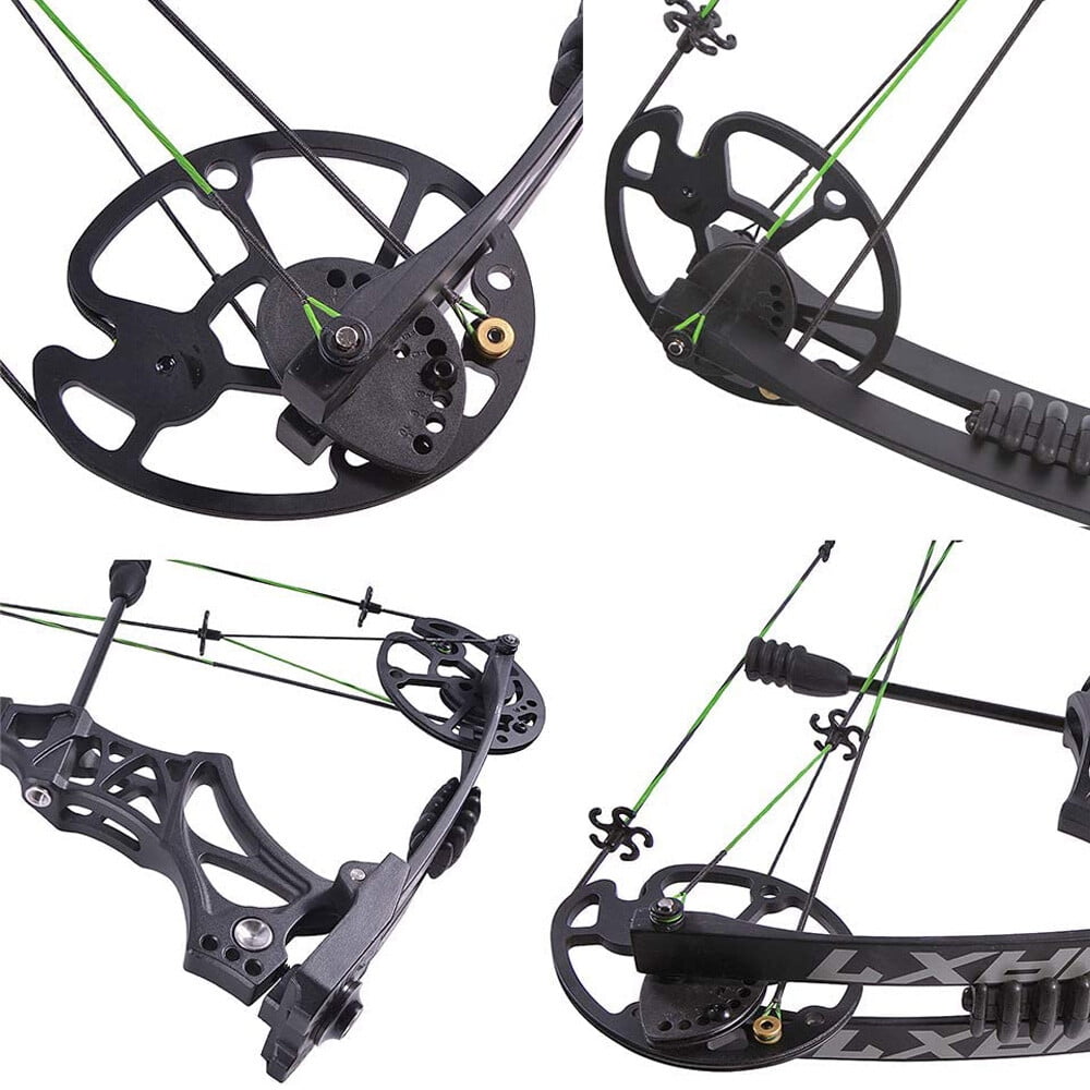 Archery Compound Bow Kit 30-70lbs 320fps Adjustable Arrows Target Hunting Shoot