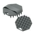 thumbnail image 5 of Unique Bargains 1 Pc Octagonal Hair Shampoo Brush for Head Massage 3.54"x0.83" Gray, 5 of 6