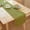 Green, variant on Nkmbld Linen Long Table Runner, Boho Rustic Solid Decorative Runner Table Cloth Farmhouse Style Kitchen Table Decoration Holiday Party Dinning Decor