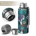 thumbnail image 2 of 20 Oz Boston Terrier with Bones and Paws Coffee Tumbler Double Wall Insulated Stainless Steel Water Bottle | Metal Reusable Thermoses Flask with Cup Cap | Leak & Sweat Proof with Anti-Dust Lid, 2 of 7