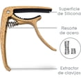 thumbnail image 3 of Arieta Capotraste para Guitarra Acustica o Electrica. Capo Bajo Arieta Capotraste para Guitarra, 3 of 5