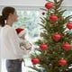 thumbnail image 4 of Bola de Navidad de Vidrio Resistente a la Fractura, Adornos de Navidad de Forma Cebolla, Pintados para Árbol de Navidad, también para Decoración de Fiesta, 3 piezas, Adornos de Navidad de, 4 of 9