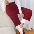 thumbnail image 6 of Garbnen Women's Fleece Lined Sweatpants Sherpa Elastic Waist Straight Leg Women Joggers Winter Warm Flannel Plush Thermal Women's&nbsp;pants, 6 of 7
