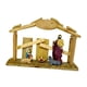 thumbnail image 5 of Figura de Sagrada con escena del Nacimiento navideño, pintada a mano. Estatua navideña decorativa para chimenea, centro de mesa o estante., 5 of 9