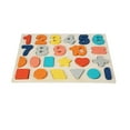 thumbnail image 1 of Forma de Número Regalo Interactivo Educación Temprana Tablero Sensorial Juguete 3D Montessori Rompecabezas de Madera Duradero Tablero para Niñ SM SunniMix Tablero ocupado del juego de números, 1 of 8