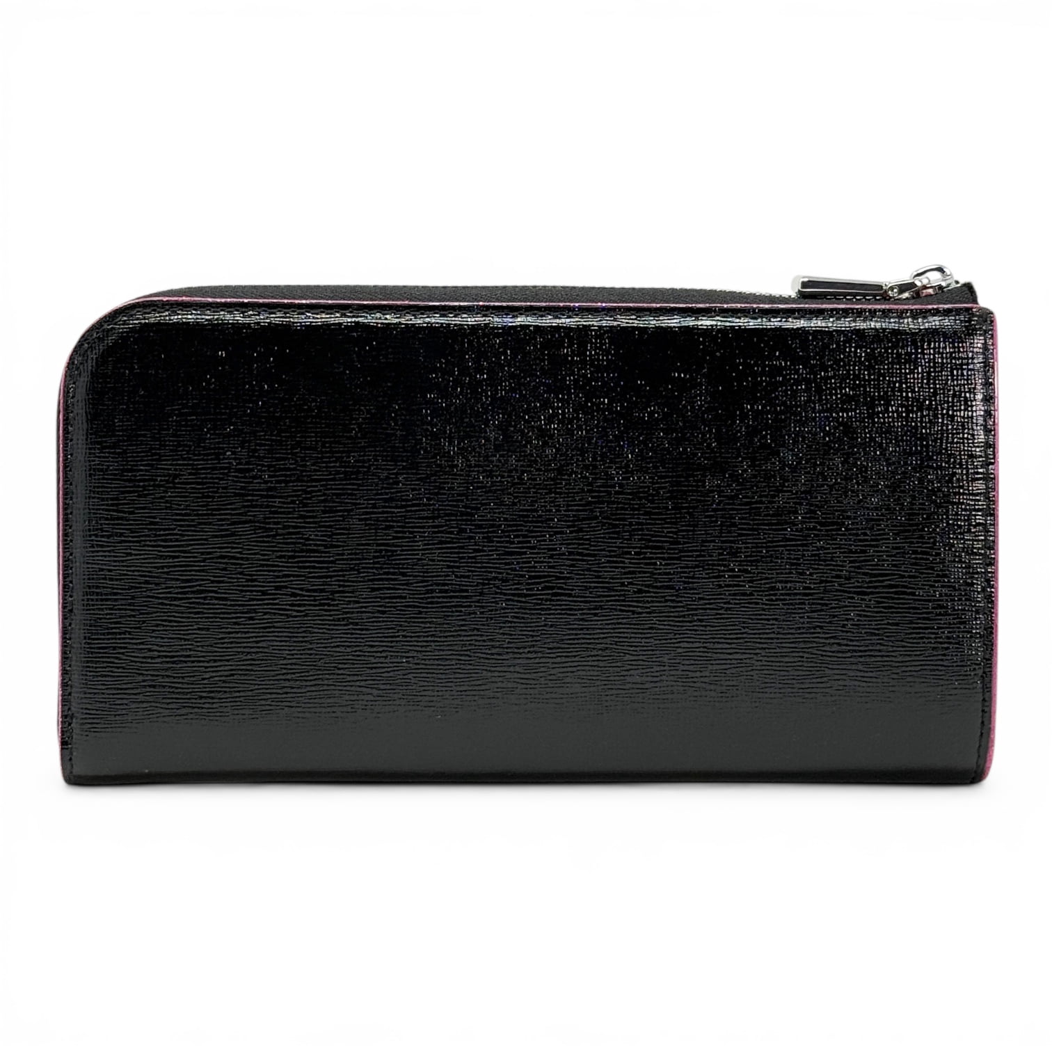 Kate Spade New York Women's Zip Around Saffiano Leather Continental Wallet (Black Multi)
