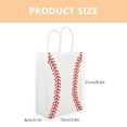 thumbnail image 2 of TEHAUX  12 Pcs Baseball Bags with Handles High-quality Gift Shopping Travel, 2 of 8