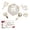 Gray A-GY, variant on JJV Cute Rattles and Teethers Set 4 Pcs Grab Shake Rattles for 18+ Months, Easy Hold Sensory Teethers, Sensory Toys with Gentle Sounds, Development Learning Music Toys for Kids
