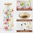 thumbnail image 6 of DAKIMOE Rustic Ceramic Vase, Decorative Flower Vase Farmhouse Decor for Home Living Room Bedroom Kitchen Office Shelf Decor,8 Inches, 6 of 7