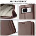 thumbnail image 6 of Compatible with Google Pixel 9A Wallet Case with Credit Card Holders, Designed Magnetic Clasp Flip Kickstand RFID Blocking PU Leather Vintage Shockproof Protective Cover Women Men, Brown, 6 of 8