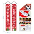 thumbnail image 6 of D-GROEE 1 Pair Nutcracker Christmas Porch Banner Decorations, Christmas Porch Sign Xman Hanging Banner for Wall Front Outside Door Indoor Yard Home Holiday Party Porch Garden Decor, 6 of 8