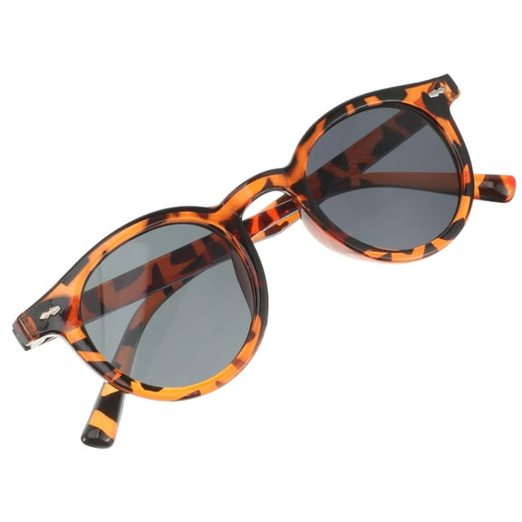 GOOHOCHY 1 Pair Women Round Sunglasses Sun Protection Sunglasses Retro Sunglasses for Women